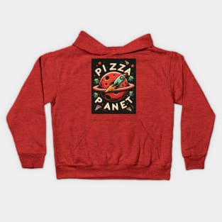 Pizza Planet Tribute - Fan Movie Theater Pizza Planet Movie Tribute - Pizza Planet best Tribute and Designs Piza Pitza Pitsa Planet Tribute - Pizza Lover Pizza Slice - Pizza and Chill Kids Hoodie